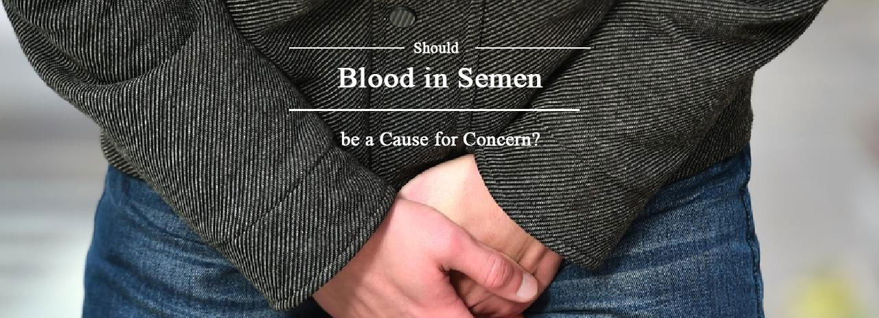 Main causes for blood in the semen