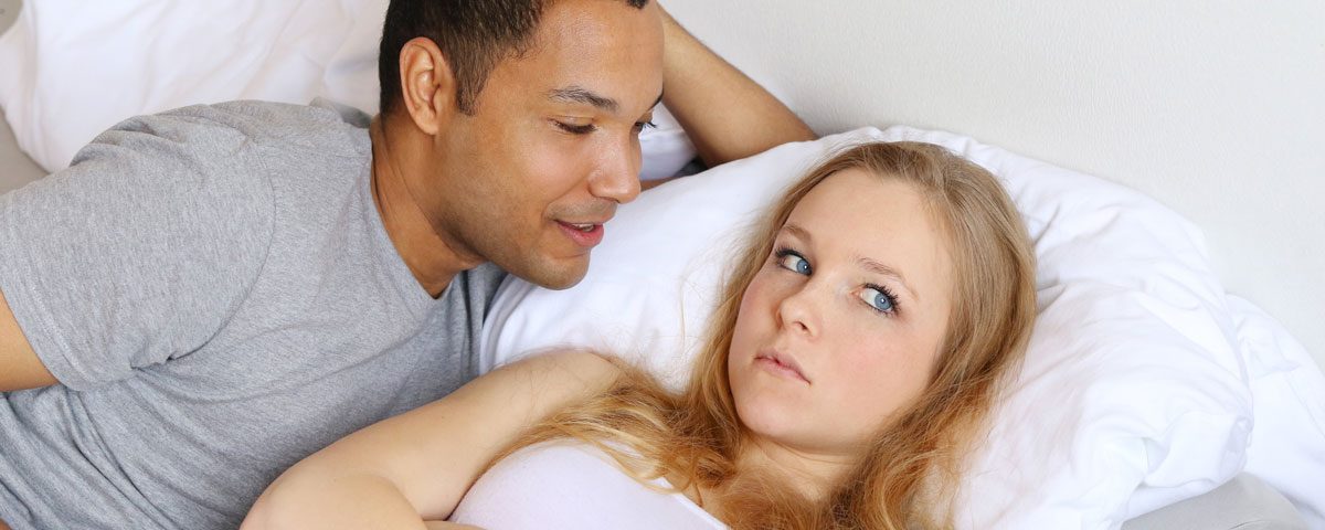 Unresponsive to sexual advances